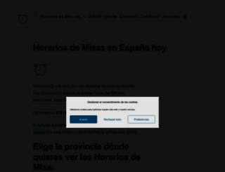 horariomisa.es screenshot