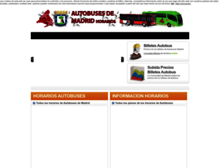 horariosautobuses.org screenshot
