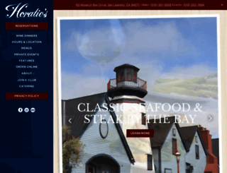 horatios.com screenshot