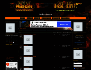 horde-oeuvre.forum-actif.net screenshot
