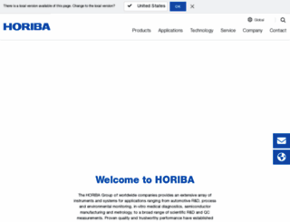 horiba.com screenshot