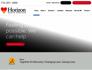 horizon-health.org screenshot