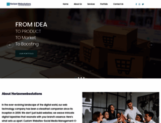 horizon-websolutions.com screenshot