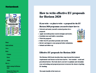 horizonbook.eu screenshot