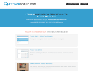 horizondream.frenchboard.com screenshot