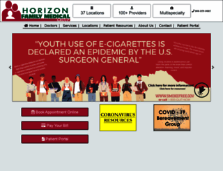 horizonfamilymedical.com screenshot