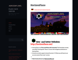 horizonflans.wordpress.com screenshot