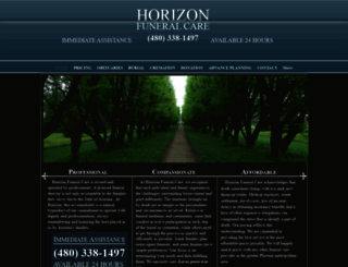horizonfuneralcare.com screenshot