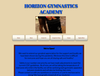 horizongymnasticsandcheeracademy.com screenshot