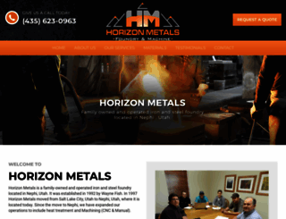 horizonmetalsinc.com screenshot