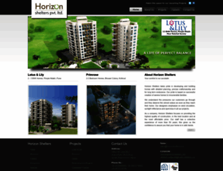 horizonshelters.com screenshot