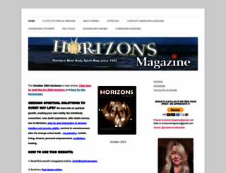 horizonsmagazine.com screenshot