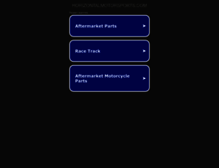 horizontalmotorsports.com screenshot