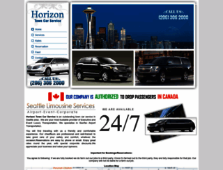 horizontowncarservice.com screenshot