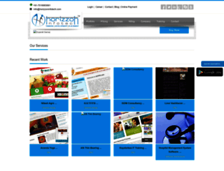horizzoninfotech.com screenshot
