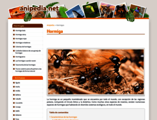 hormigas.anipedia.net screenshot