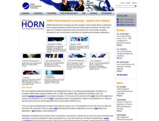 horn-pharma.de screenshot