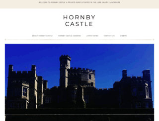 hornbycastle.com screenshot