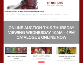 horners.co.uk screenshot