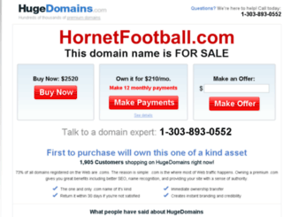 hornetfootball.com screenshot