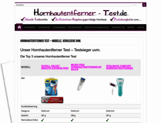 hornhautentferner-test.de screenshot