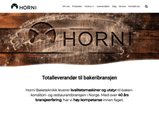 horni-baketeknikk.no screenshot