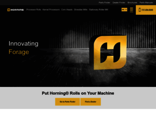 horningmfg.com screenshot