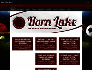 hornlakeparks.com screenshot