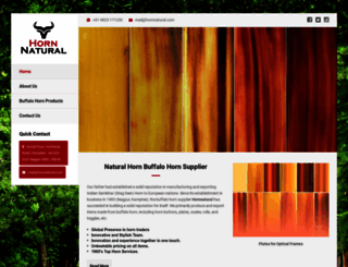 hornnatural.com screenshot