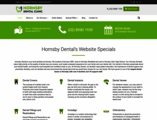 hornsbydental.com.au screenshot