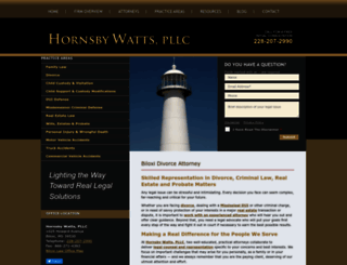 hornsbywatts.com screenshot