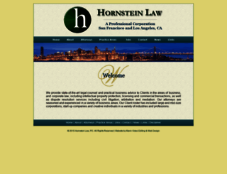 hornsteinlaw.com screenshot