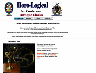 horo-logical.co.uk screenshot