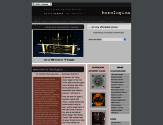 horologica.co.uk screenshot