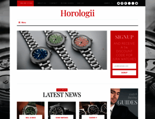 horologii.com screenshot