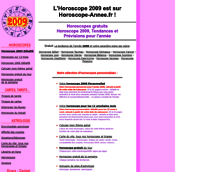 horoscope-annee.fr screenshot