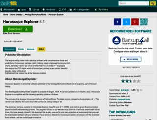 horoscope-explorer.soft112.com screenshot