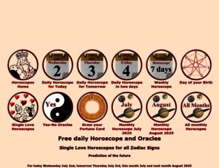 horoscope-oracle.com screenshot