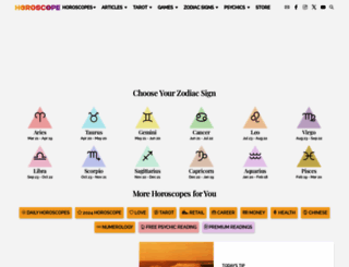 horoscope.com screenshot