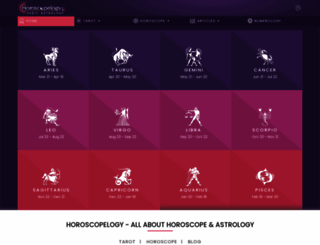 horoscopelogy.com screenshot