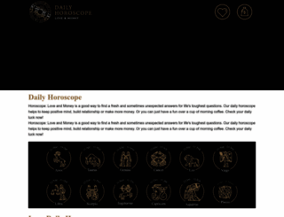 horoscopelovemoney.com screenshot
