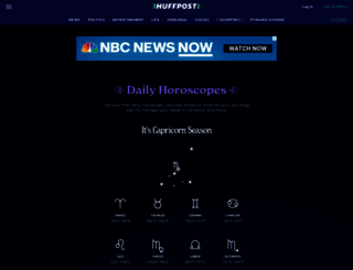 horoscopes.huffingtonpost.com screenshot