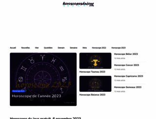 horoscopesdujour.com screenshot