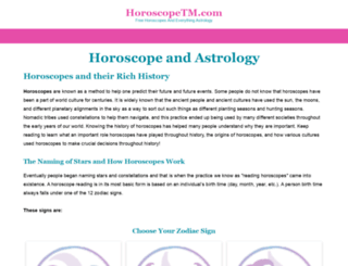horoscopetm.com screenshot