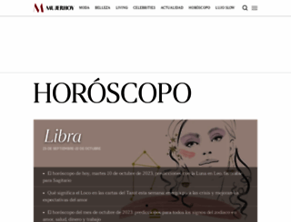 horoscopo.mujerhoy.com screenshot