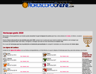 horoscopoonline.com screenshot
