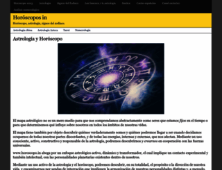 horoscopos.in screenshot