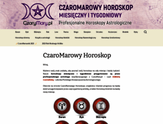 horoskop.czarymary.pl screenshot