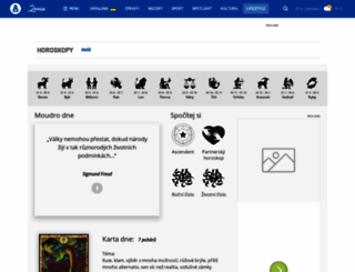horoskopy.centrum.cz screenshot