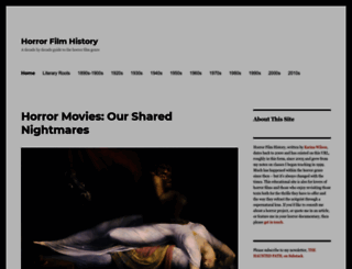 horrorfilmhistory.com screenshot